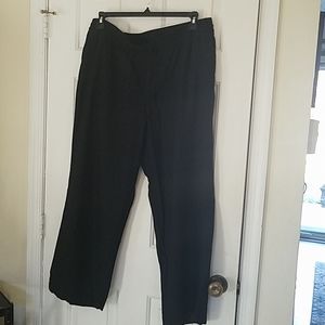 Black linen XL Old Navy wide legged pants